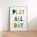 Play All Day Print