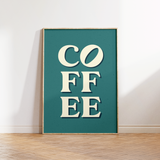 Coffee Typography Print