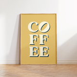 Coffee Typography Print