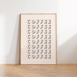 Coffee Coffee Print