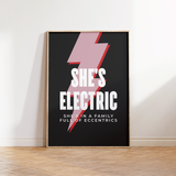 She's Electric - Oasis Print