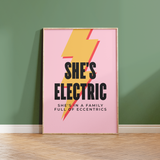 She's Electric - Oasis Print