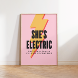 She's Electric - Oasis Print