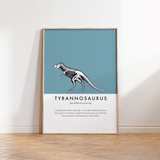 Tyrannosaurus (T-Rex) Dinosaur Fact Print